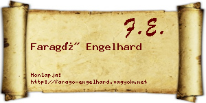 Faragó Engelhard névjegykártya